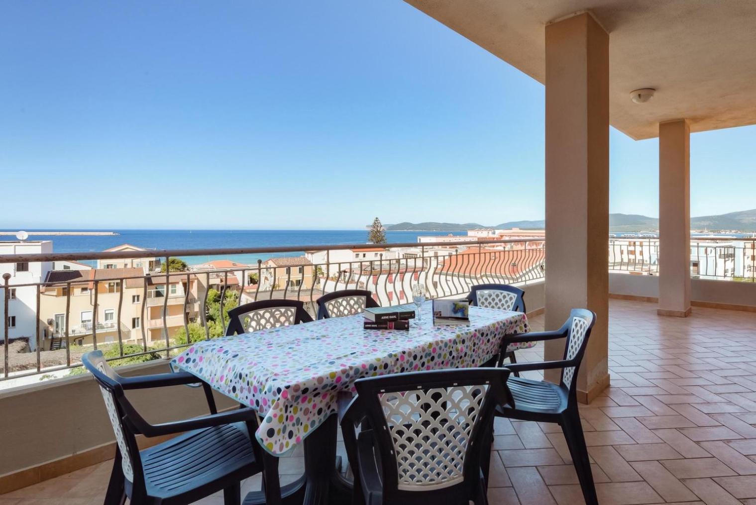 Royal Apartment Sea View Alghero Dış mekan fotoğraf